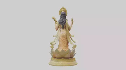 Saraswati statue model 3D model