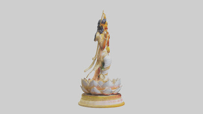 Saraswati statue model 3D model