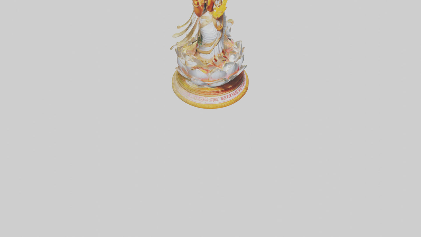 Saraswati statue model 3D model