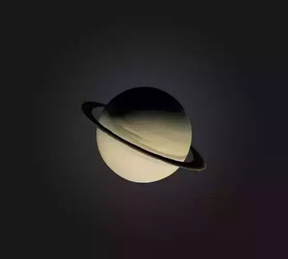 3D model Saturn Planet VR / AR / low-poly