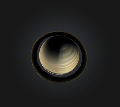 3D model Saturn Planet VR / AR / low-poly