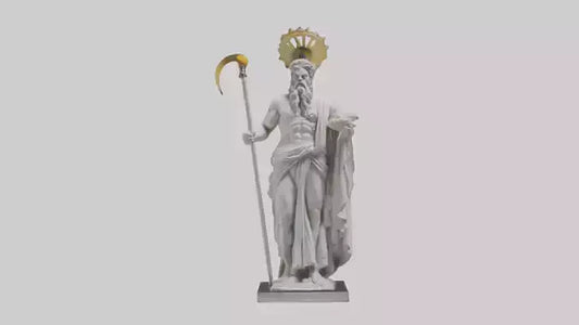Saturn statue model VR / AR / low-poly