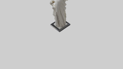 Saturn statue model VR / AR / low-poly