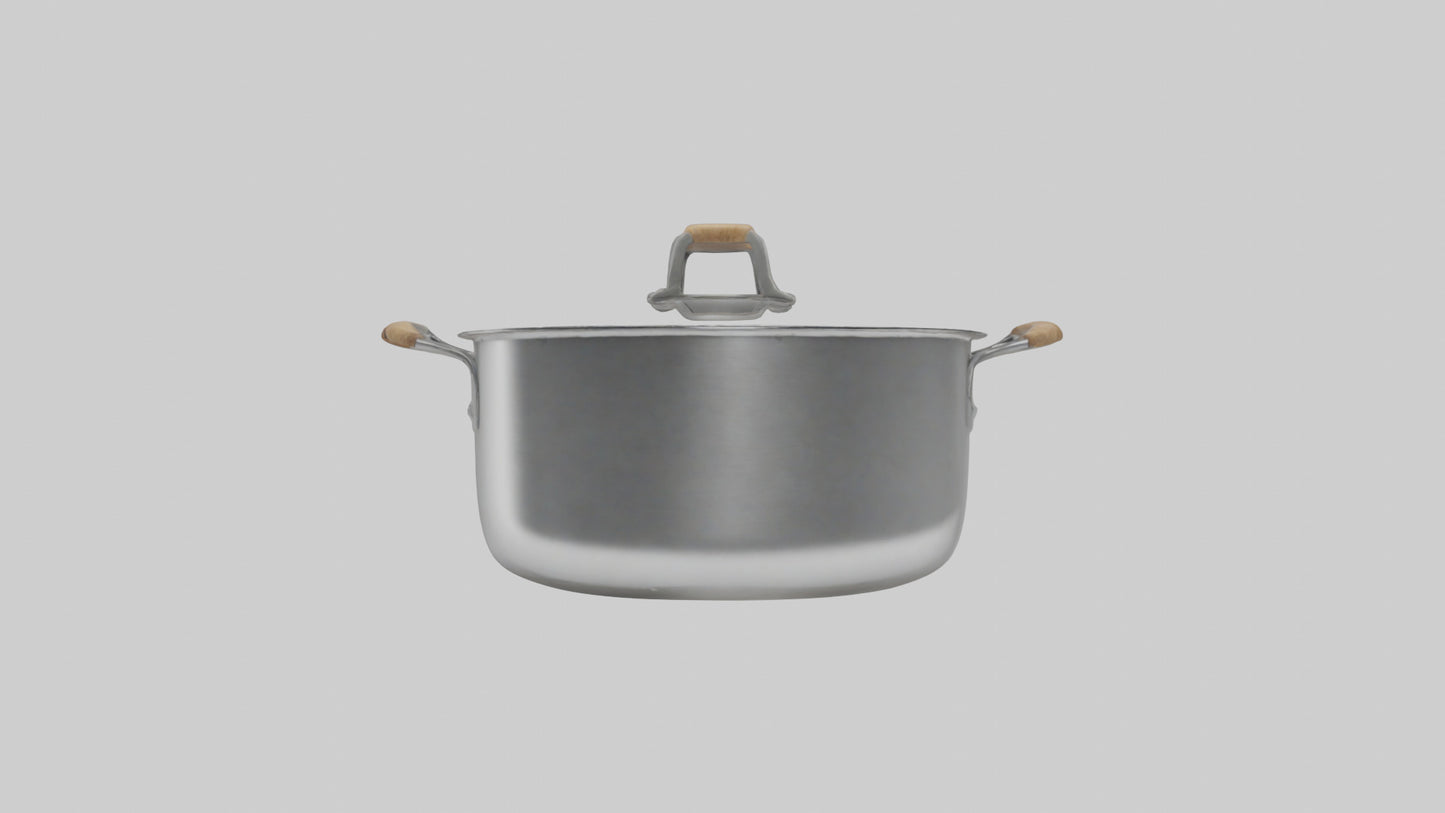 3D model Saucepan model VR / AR / low-poly