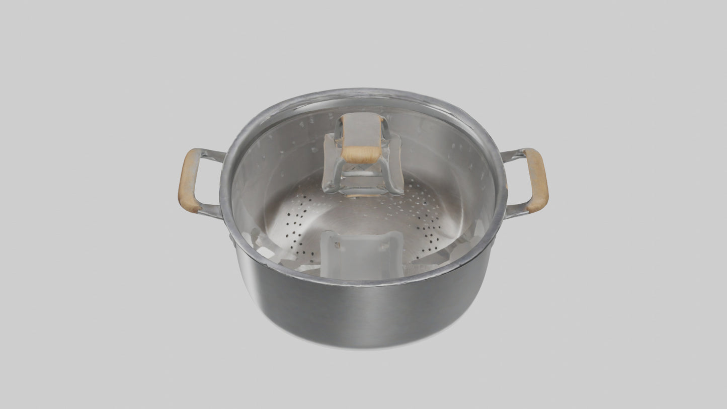3D model Saucepan model VR / AR / low-poly