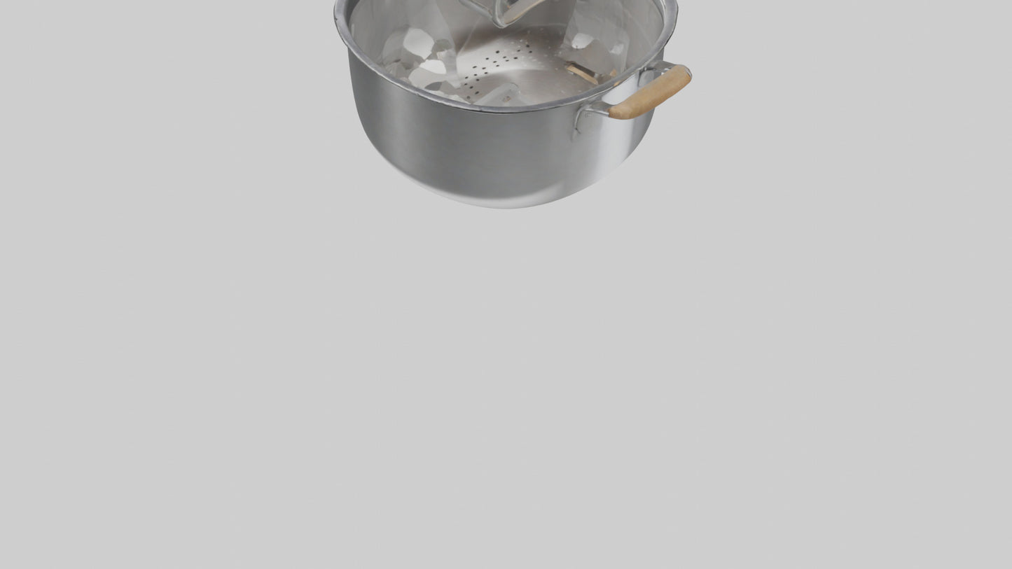 3D model Saucepan model VR / AR / low-poly