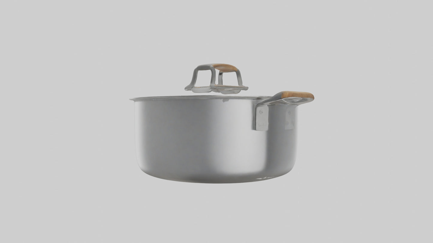 3D model Saucepan model VR / AR / low-poly