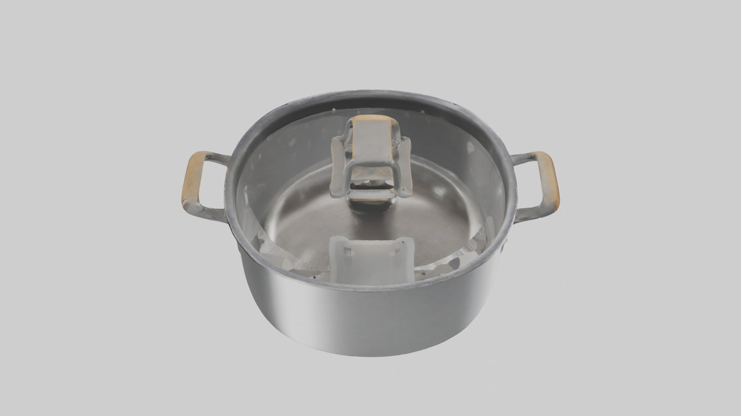 3D model Saucepan model VR / AR / low-poly