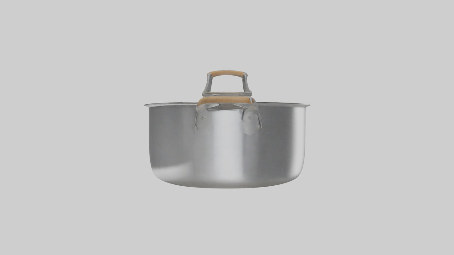 3D model Saucepan model VR / AR / low-poly