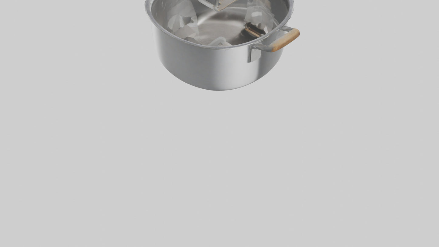 3D model Saucepan model VR / AR / low-poly
