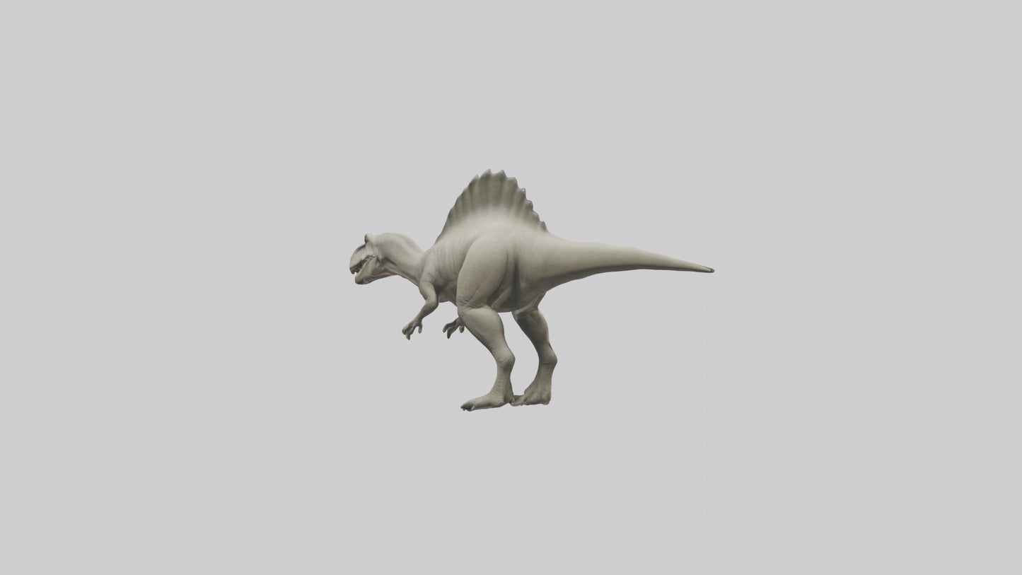 3D model Saurophaganax model VR / AR / low-poly