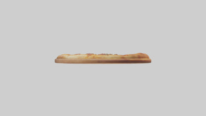3D model Sausage pizza model VR / AR / low-poly