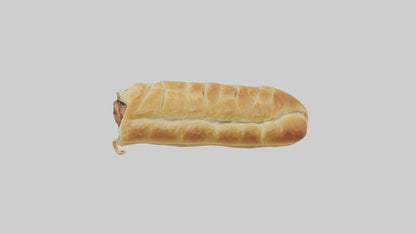 Sausage roll model 3D model