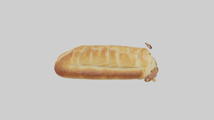 Sausage roll model 3D model
