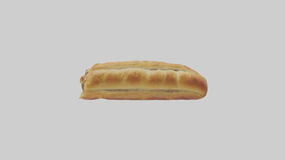 Sausage roll model 3D model