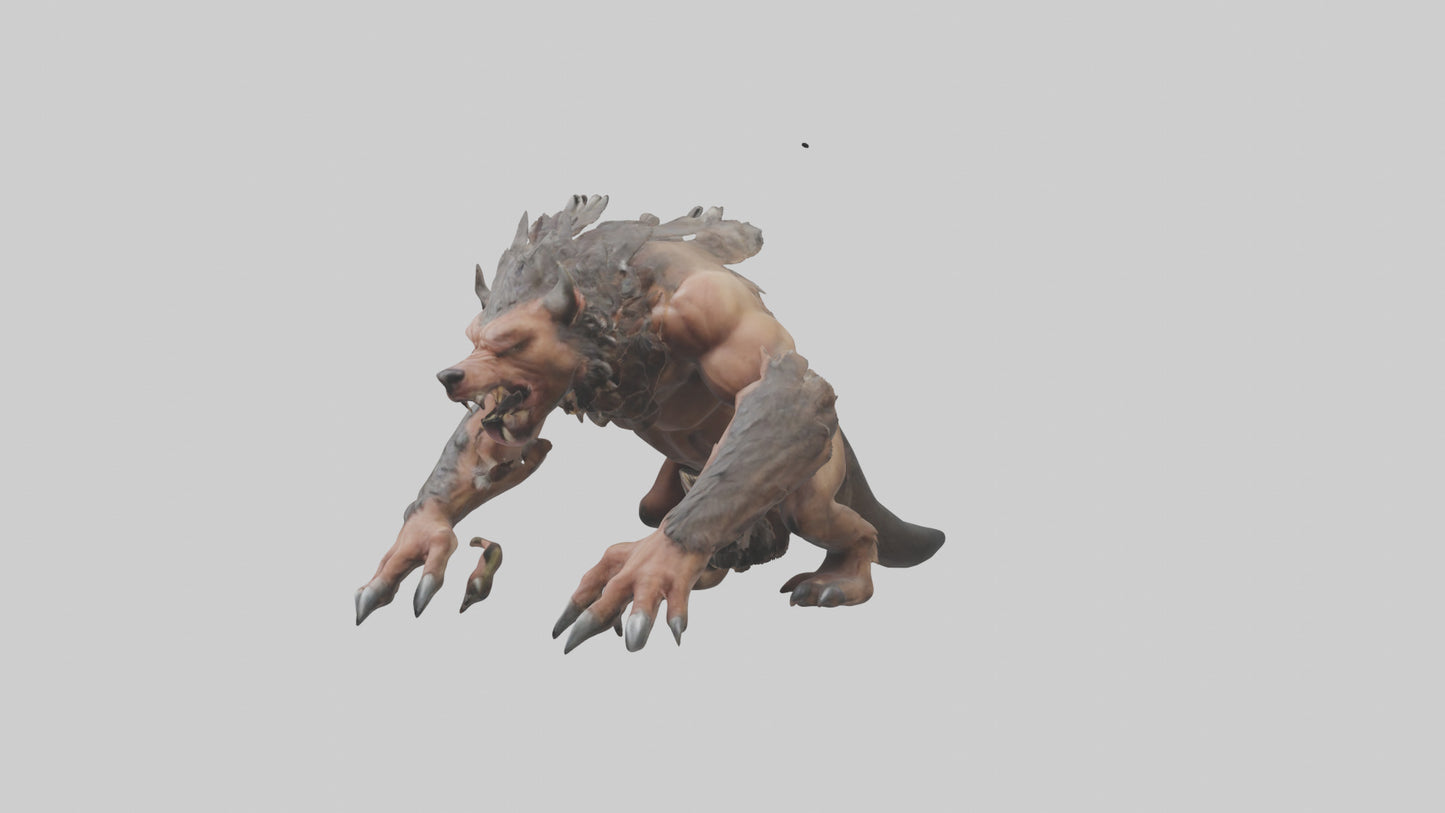Savage beast model 3D model