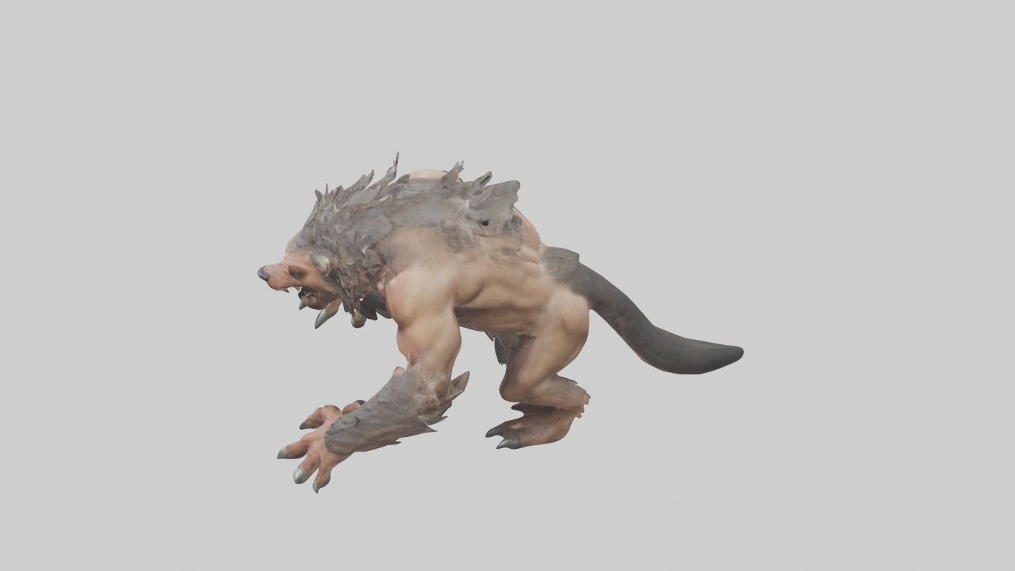 Savage beast model 3D model