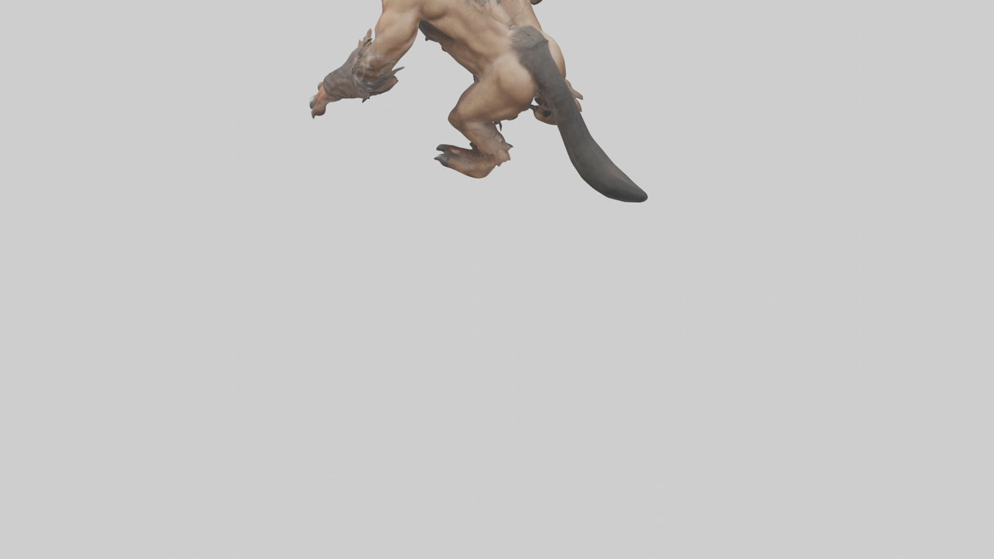 Savage beast model 3D model