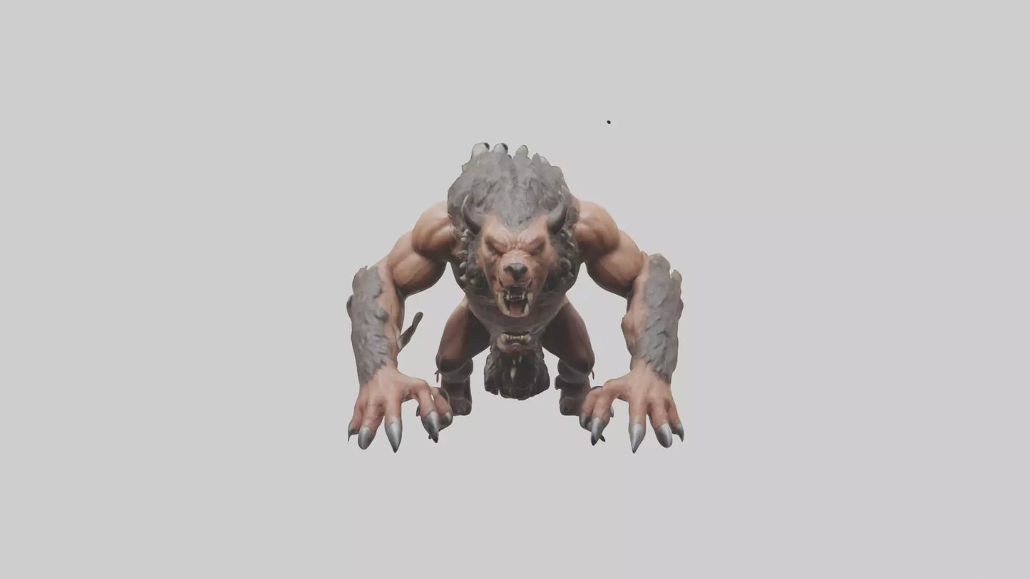 Savage beast model 3D model