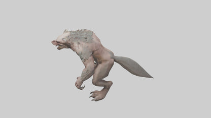 Savage Creature model VR / AR / low-poly