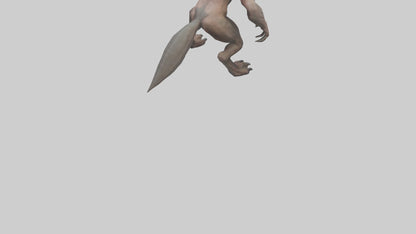 Savage Creature model VR / AR / low-poly