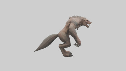 Savage Creature model VR / AR / low-poly