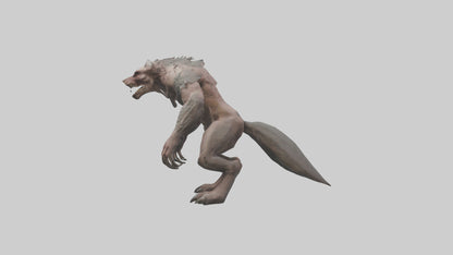 Savage Creature model VR / AR / low-poly