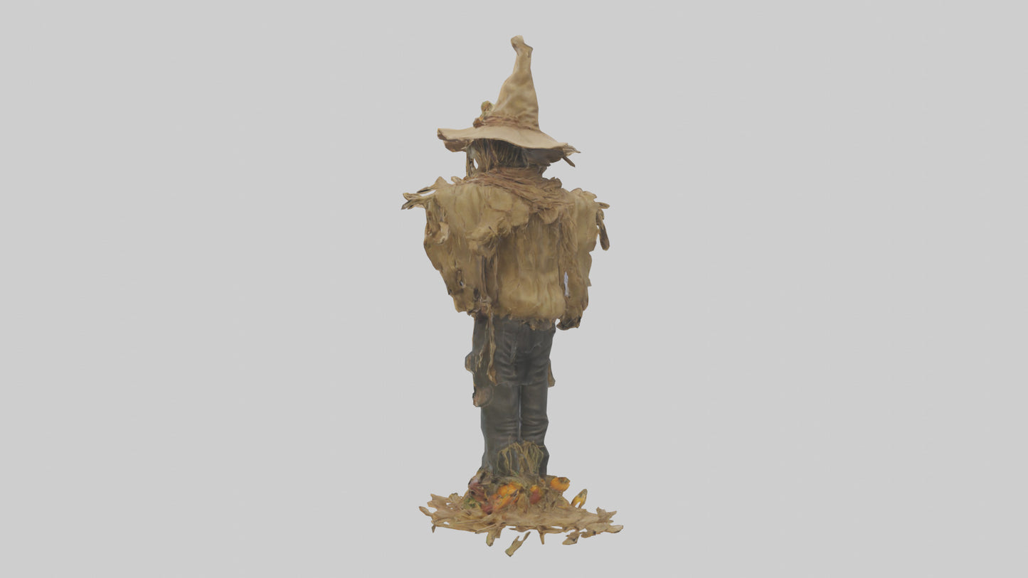 3D model Scarecrow model VR / AR / low-poly