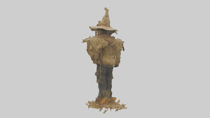 3D model Scarecrow model VR / AR / low-poly