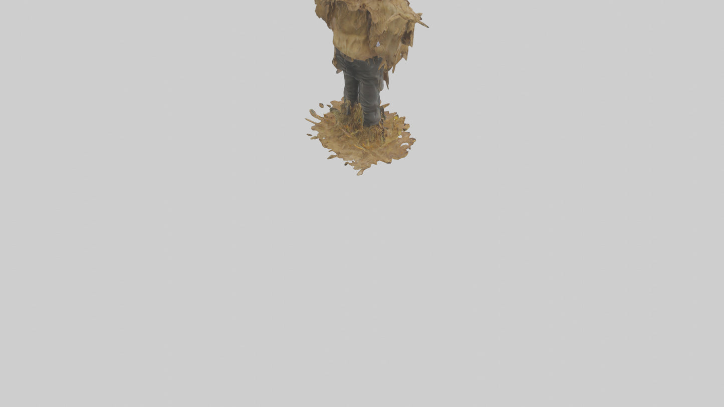3D model Scarecrow model VR / AR / low-poly