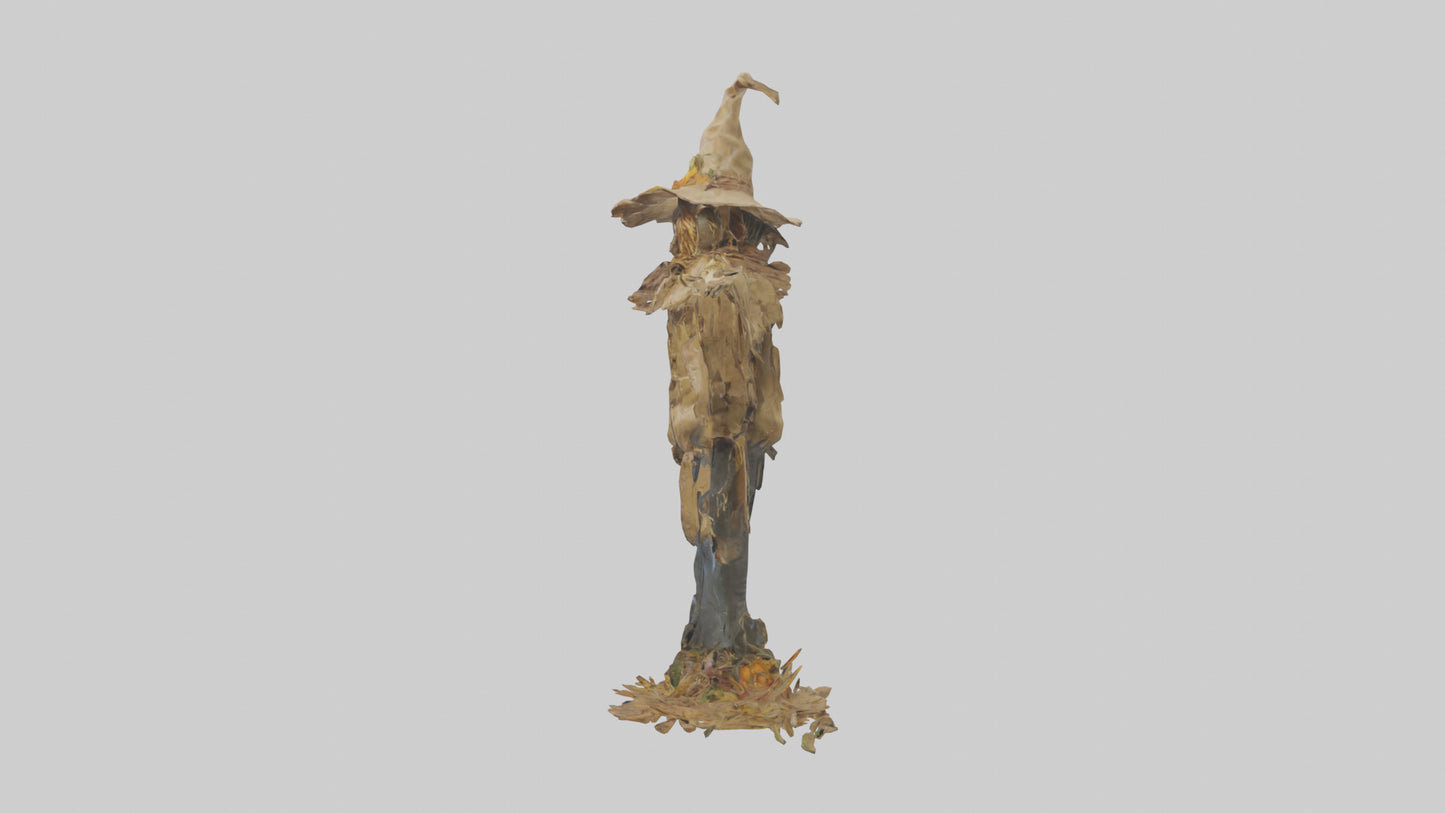 3D model Scarecrow model VR / AR / low-poly