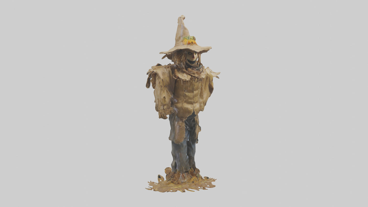 3D model Scarecrow model VR / AR / low-poly
