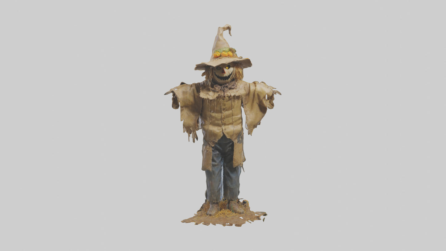 3D model Scarecrow model VR / AR / low-poly