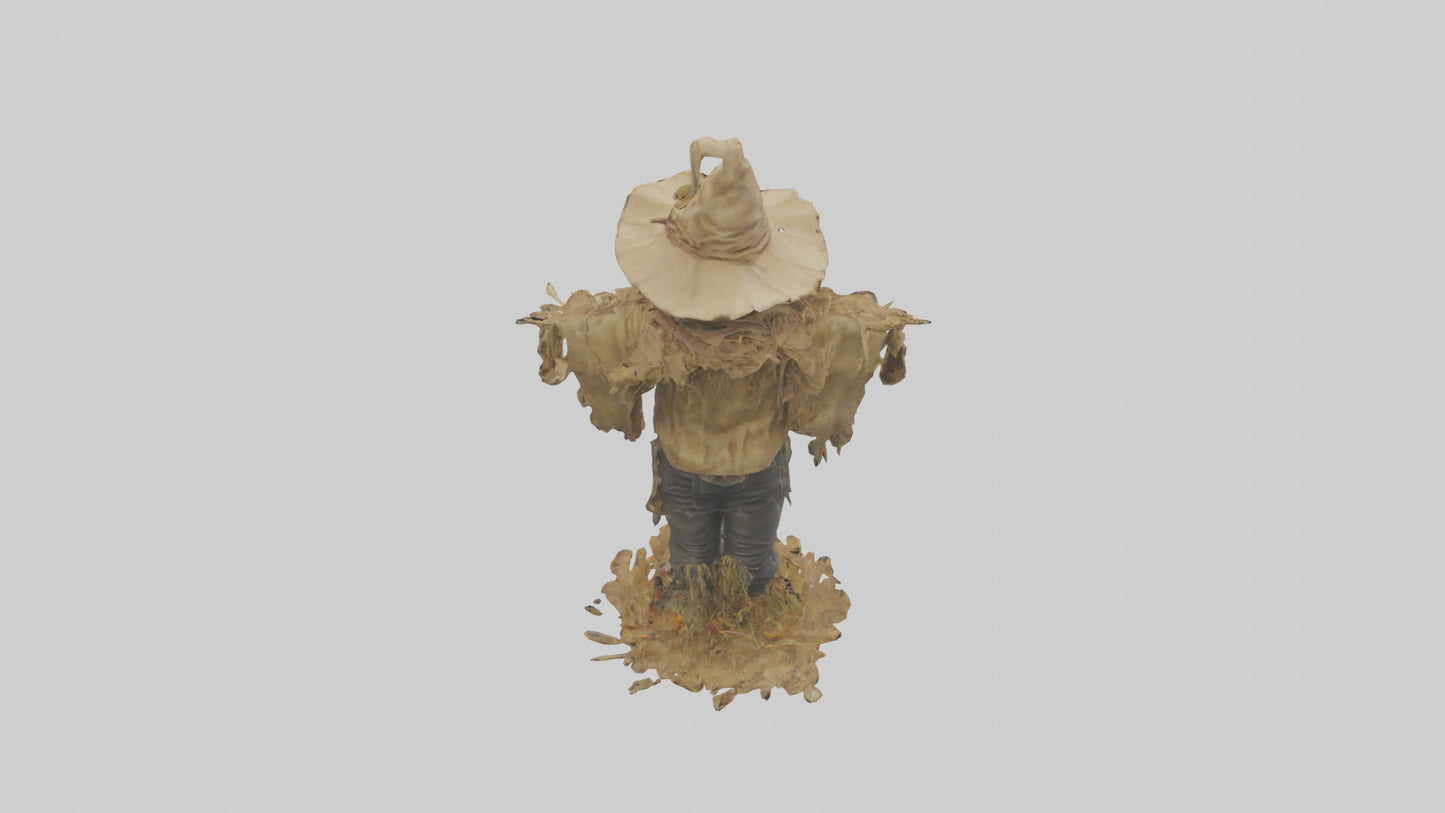 3D model Scarecrow model VR / AR / low-poly