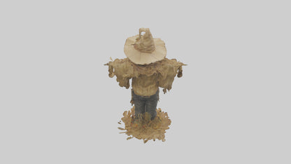 3D model Scarecrow model VR / AR / low-poly