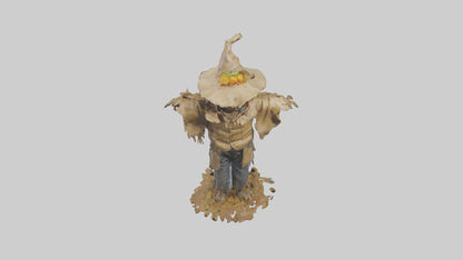 3D model Scarecrow model VR / AR / low-poly