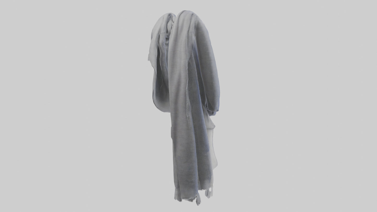 3D model Scarf model VR / AR / low-poly
