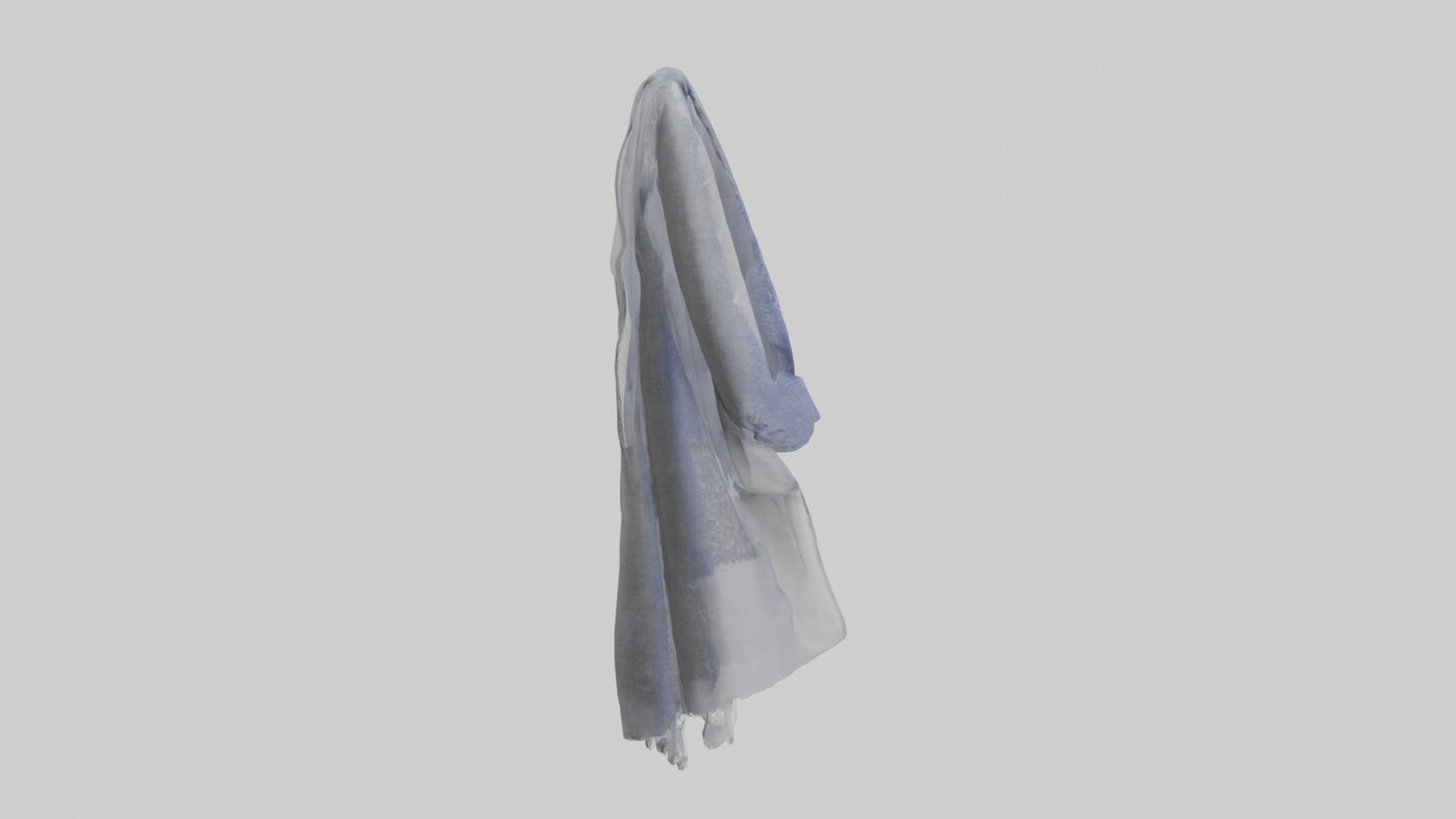 3D model Scarf model VR / AR / low-poly