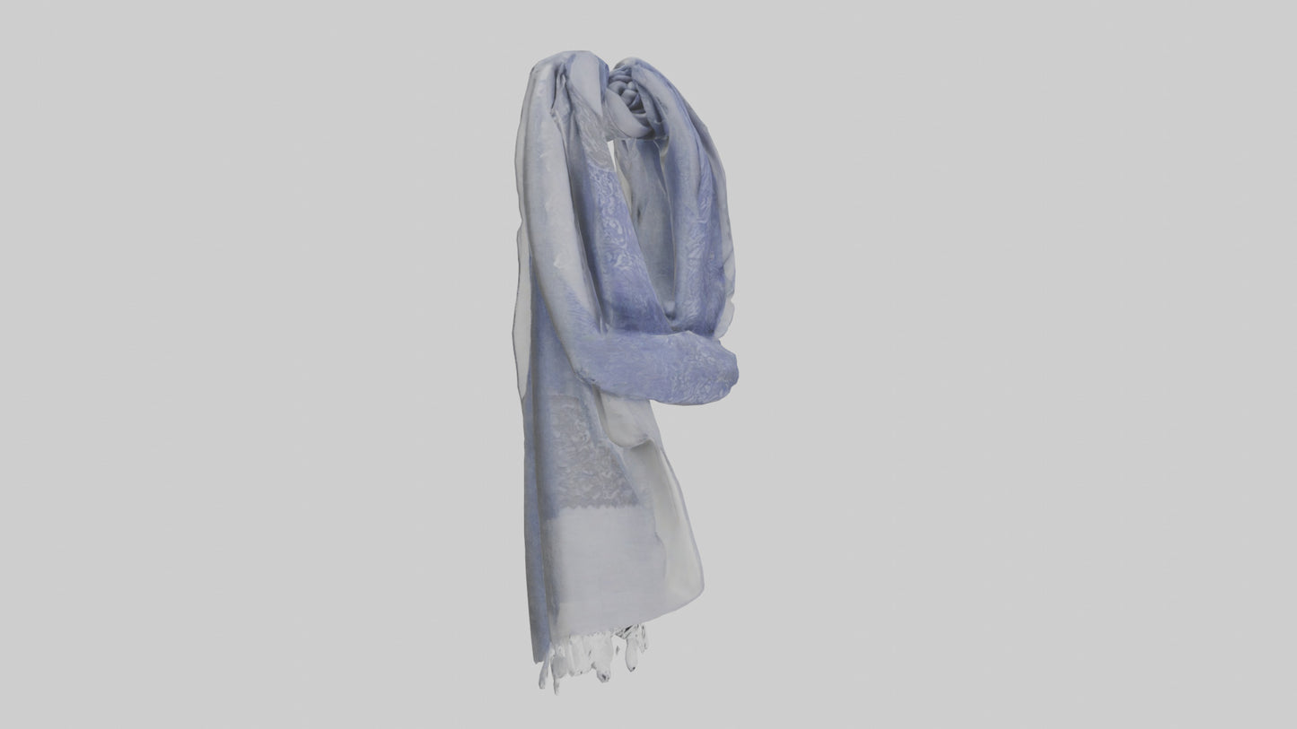 3D model Scarf model VR / AR / low-poly