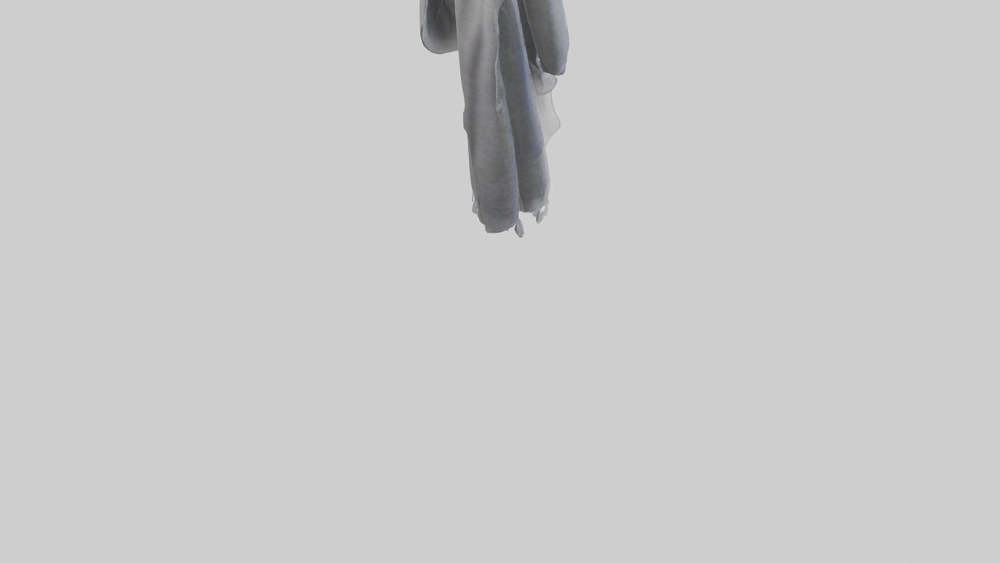 3D model Scarf model VR / AR / low-poly