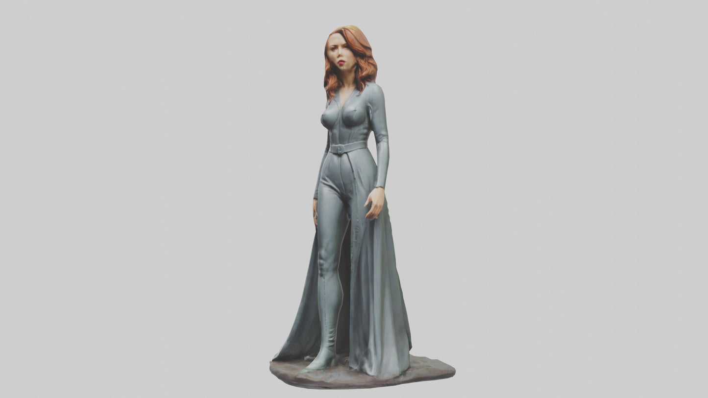 Scarlett Johansson statue model 3D model