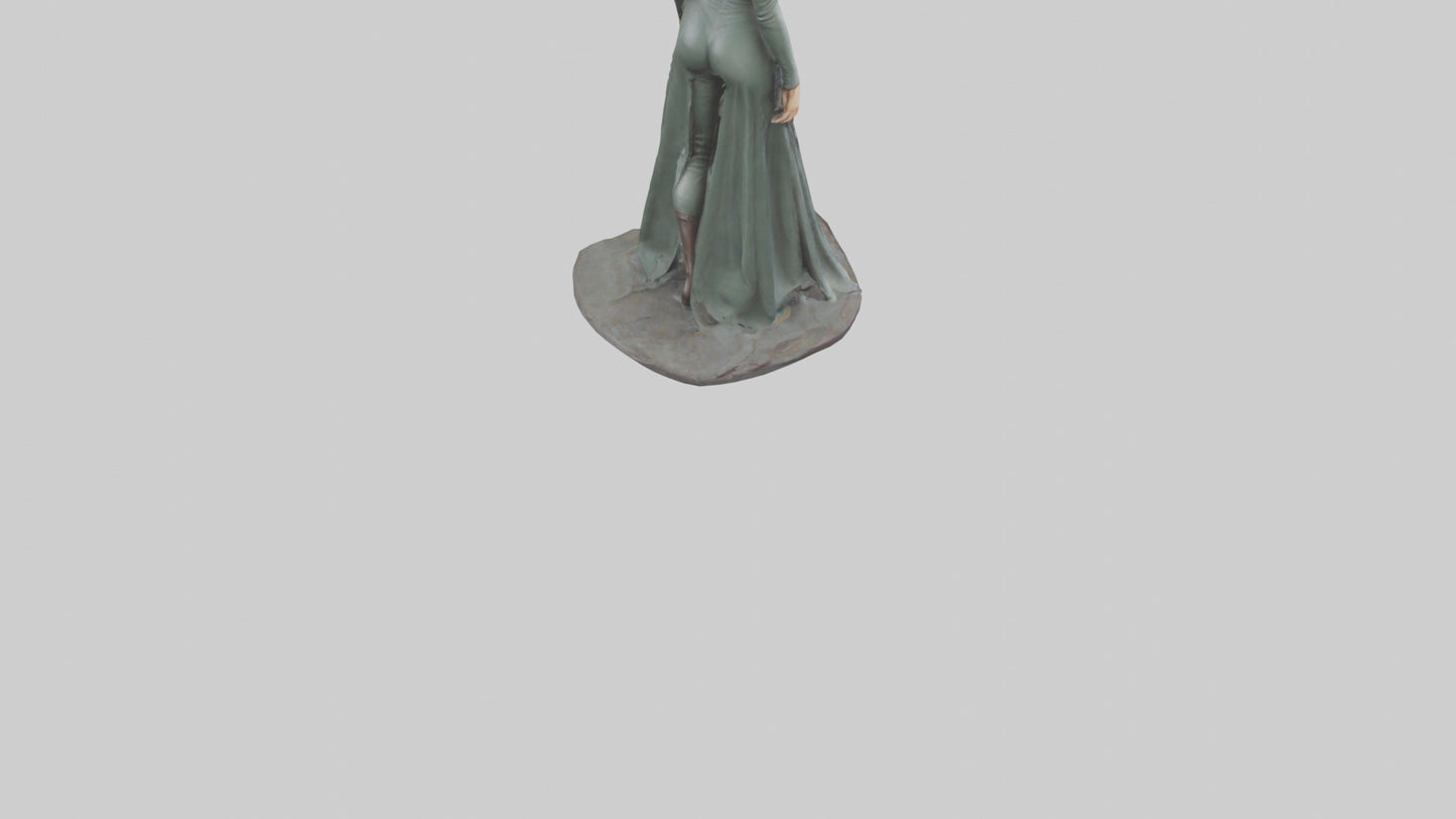 Scarlett Johansson statue model 3D model