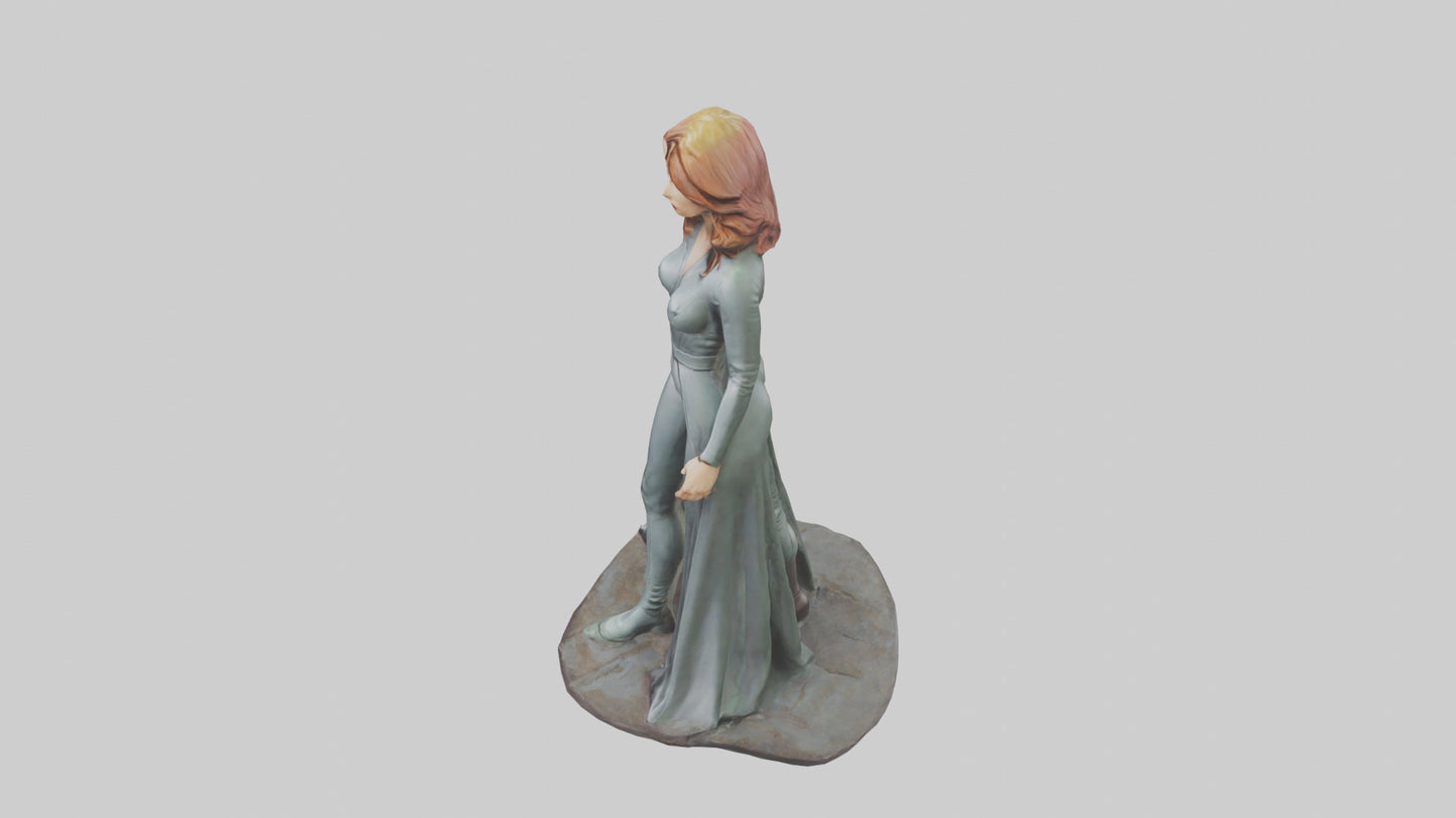 Scarlett Johansson statue model 3D model