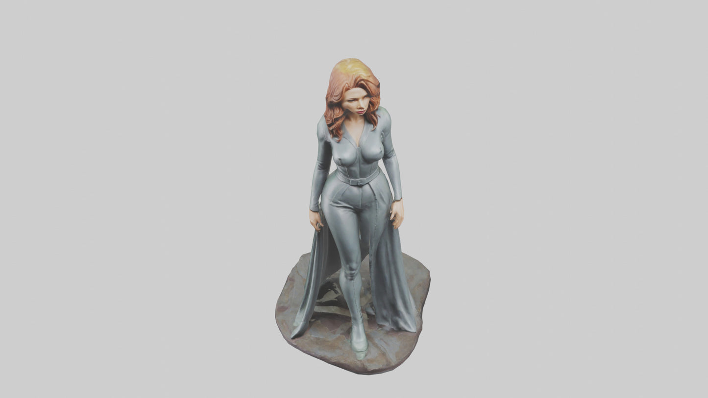 Scarlett Johansson statue model 3D model