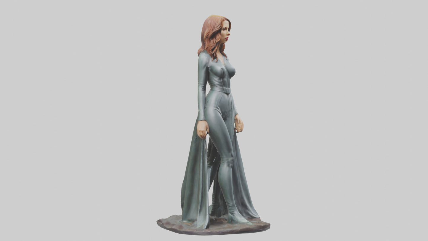Scarlett Johansson statue model 3D model