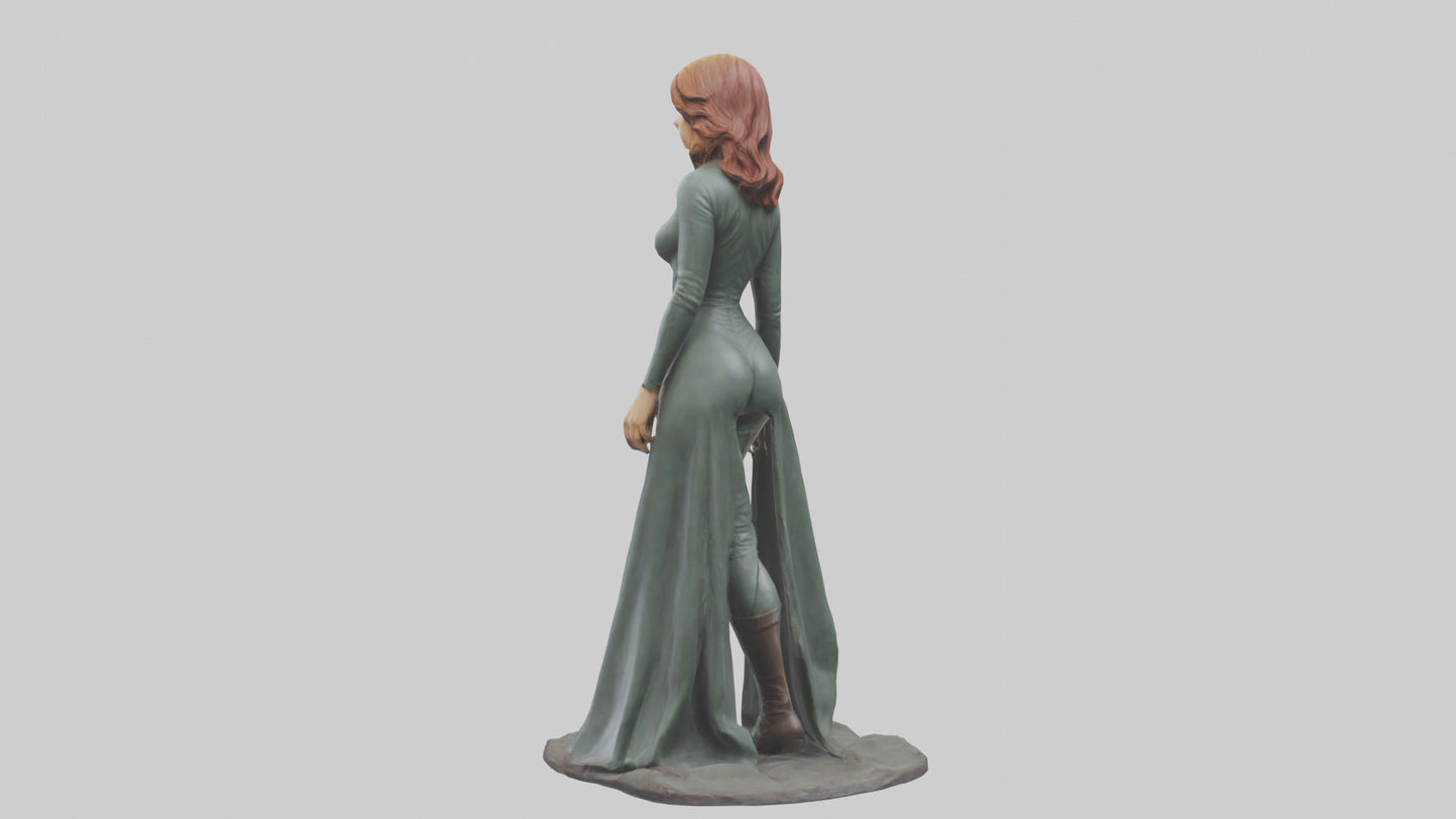 Scarlett Johansson statue model 3D model