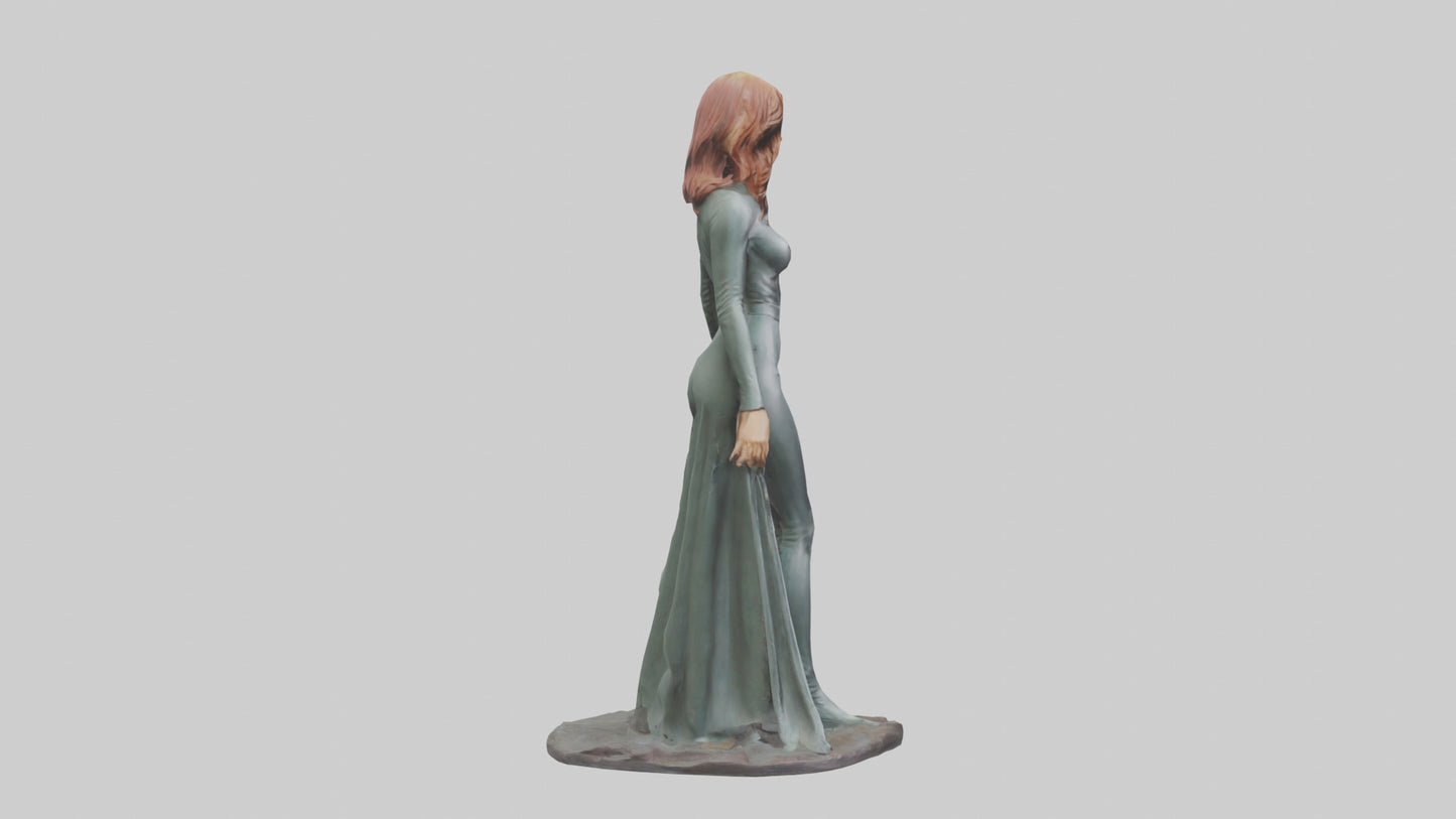 Scarlett Johansson statue model 3D model