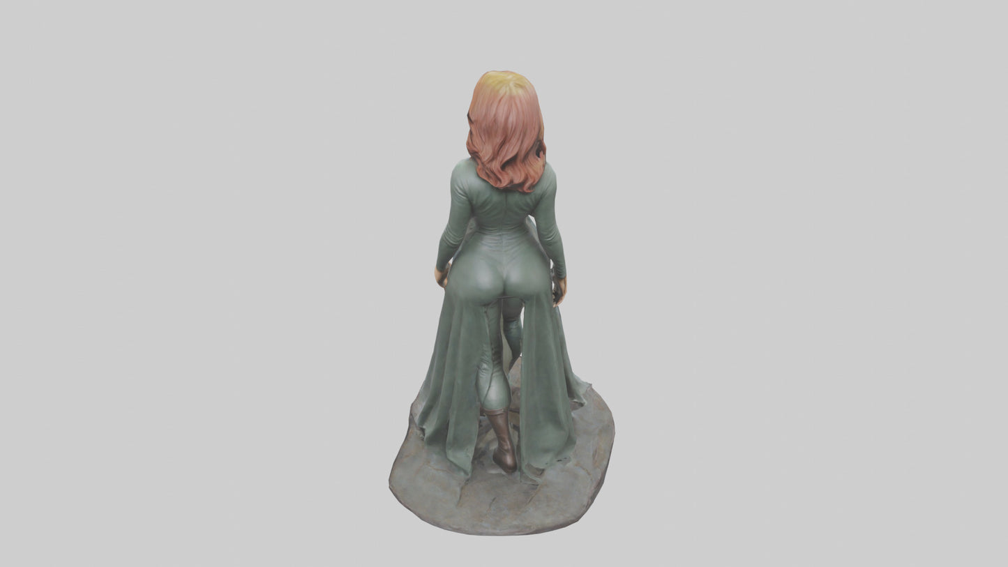 Scarlett Johansson statue model 3D model
