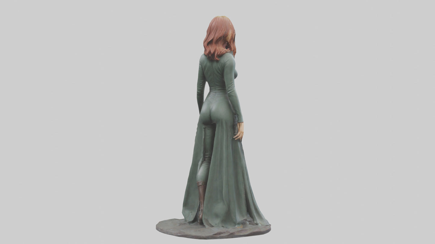 Scarlett Johansson statue model 3D model