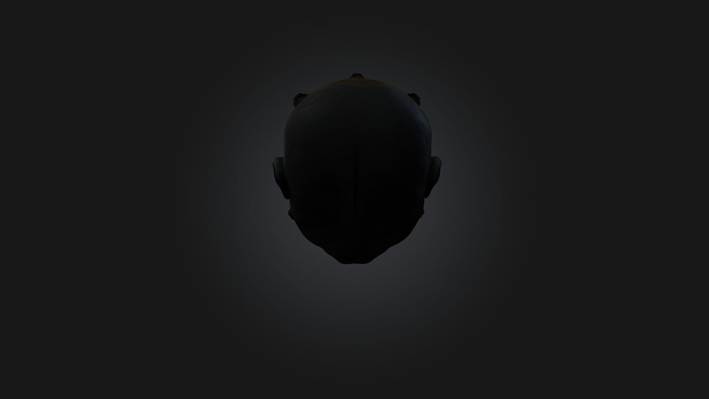 scary mask design 3D model